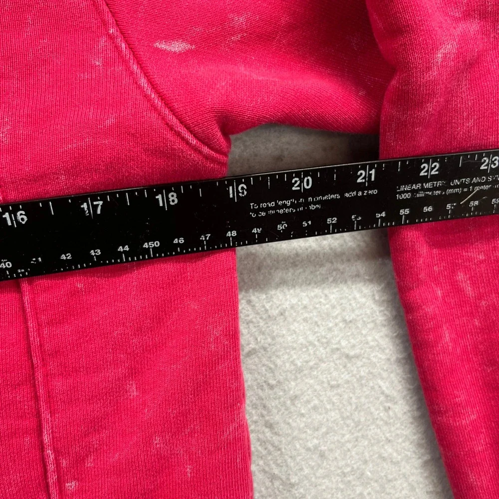 Jordan Hoodie Mens XS Red Acid Wash Flight Tour Cruising Altitude Graphic Fleece